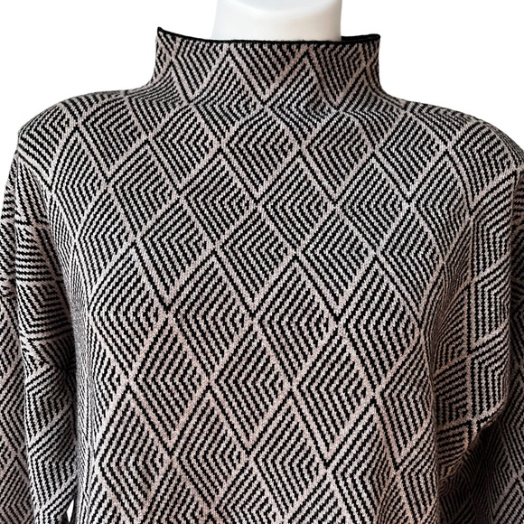 H by Halston Mock Turtleneck Sweater, Sz XL - Picture 6 of 10